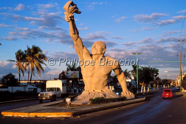 mexique 32.JPG - Flambeau de la libertéCampeche, Yucatan, Mexique